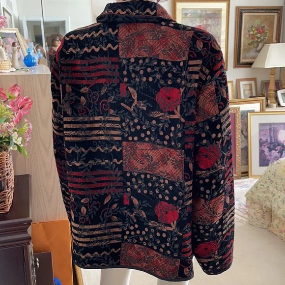 NWOT Coldwater Creek reversible embroidered blazer jacket - Picture 7 of 15